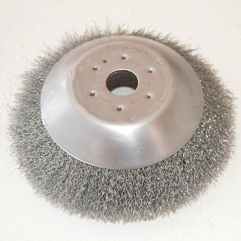 1 Pc Staaldraad Wiel Tuin Borstel Grasmaaier Blade Trimmer Blades Head Trimmer Tuin Metalen Kop Trimmer Gras S9D0