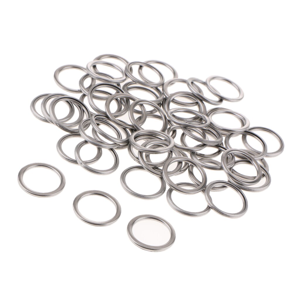 50x Metal Oil Drain Plug Gaskets 12157-10010 For Toyota 4Runner Highlander