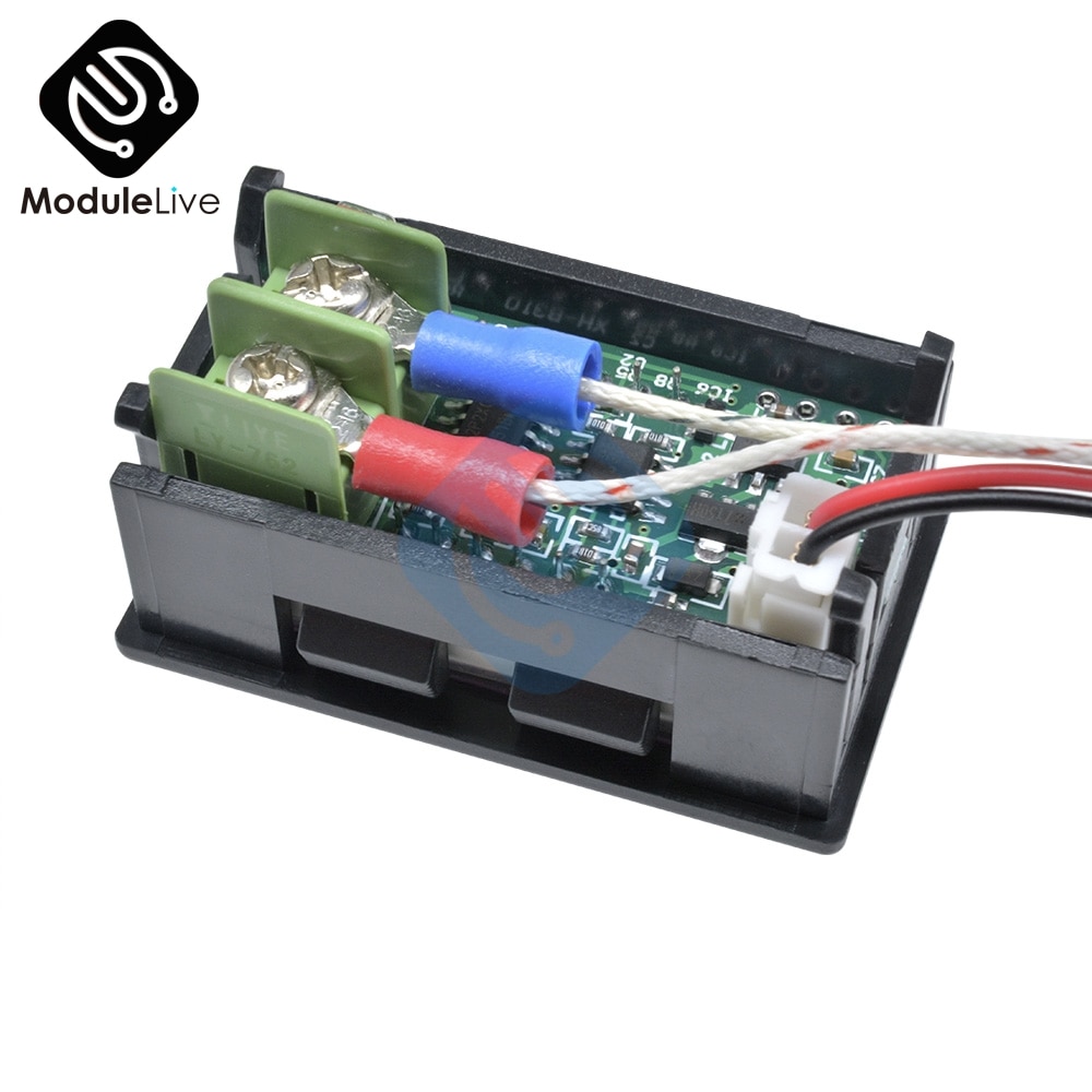 Xh -b310 dc 12v digitalt rör led display termometer temperatur temp mätare k-typ  m6 termoelement tester sensorsond