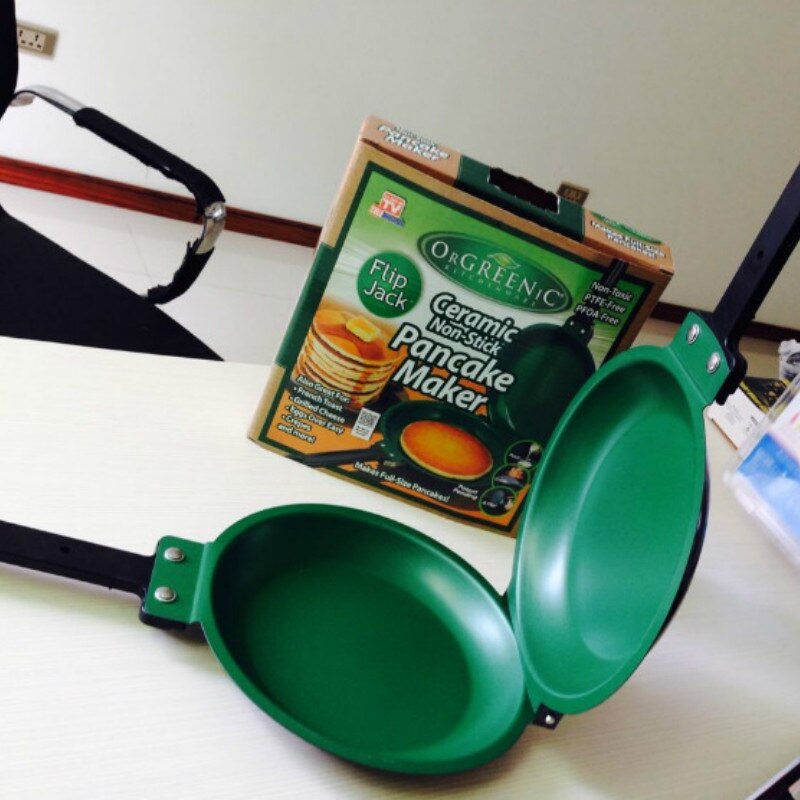 Double-sided Frying Pans Cooker 30cm Non-stick Pancake Pan Smokeless Oiless