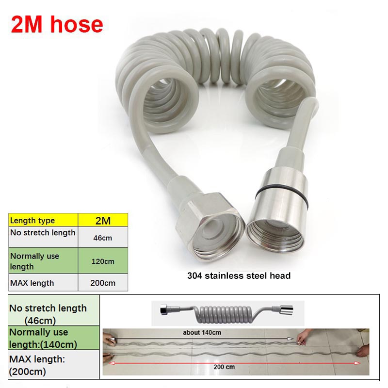 Handdouche Bidet Zelfreinigend - Hoge Druk ABS Plastic - Wandmontage WC Badkamer Accessoire