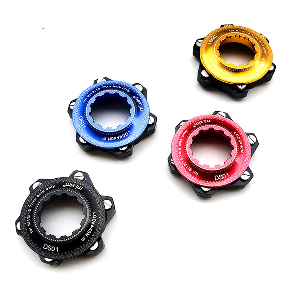 Bicycle Centerlock To 6-Hole Adapter Bicycle Disc Brake Center Lock Conversion 6 Bolt Rotors Bike Hub Adapter