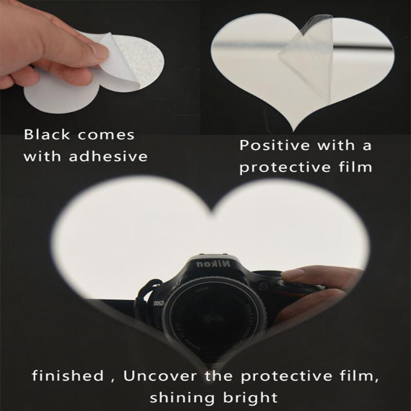 27 akrylowe naklejki ścienne dekoracyjne robić samodzielnego montażu, lustro dekoracyjne robić salonu i sypialni