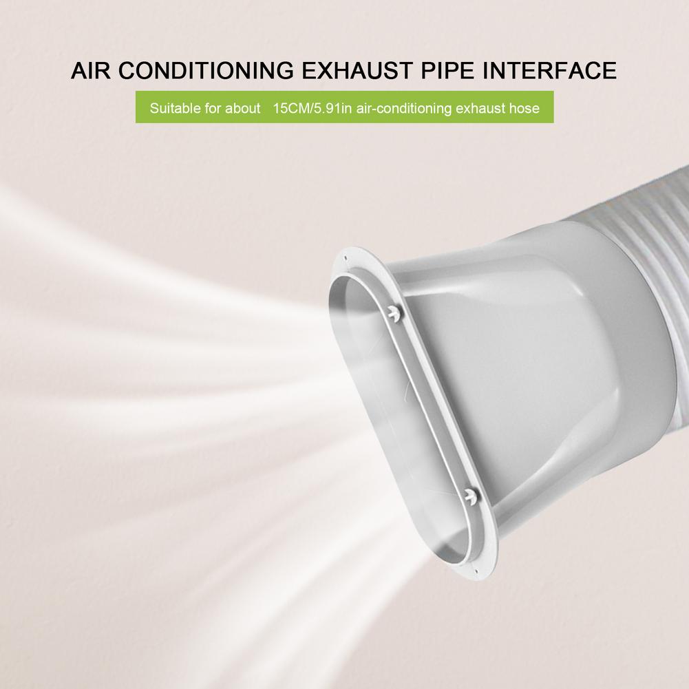 Portable AC Coupler Window Air Vent Interface Conditioner Exhaust Hose Adapter Air Conditioning Exhaust Outlet Pipe Connector