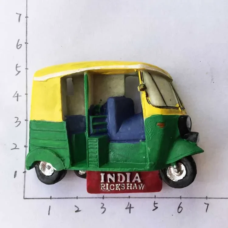 India Koelkastmagneet Toerisme Souvenir Rajasthan Bangalore 3D Hars Geschilderd Ambachten Magneten voor Koelkasten Sticker Home Decor