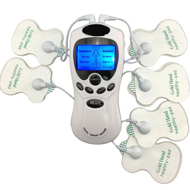 6 Elektrode Gezondheidszorg Tientallen Acupunctuur Elektrische Therapie Massageador Machine Puls Lichaam Slimmming Sculptor Massager Apparaat