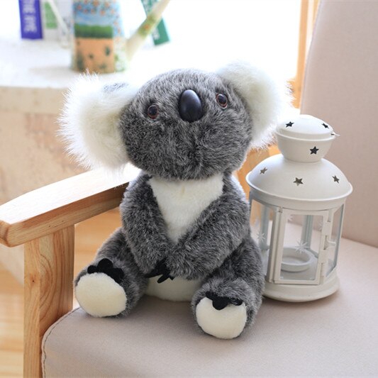 Kawaii Koala Plush Baby Toys Australian Koala Bear Stuffed Soft Doll Kids Lovely For friends Girls Baby Parent-Child Toys: 13cm / gray