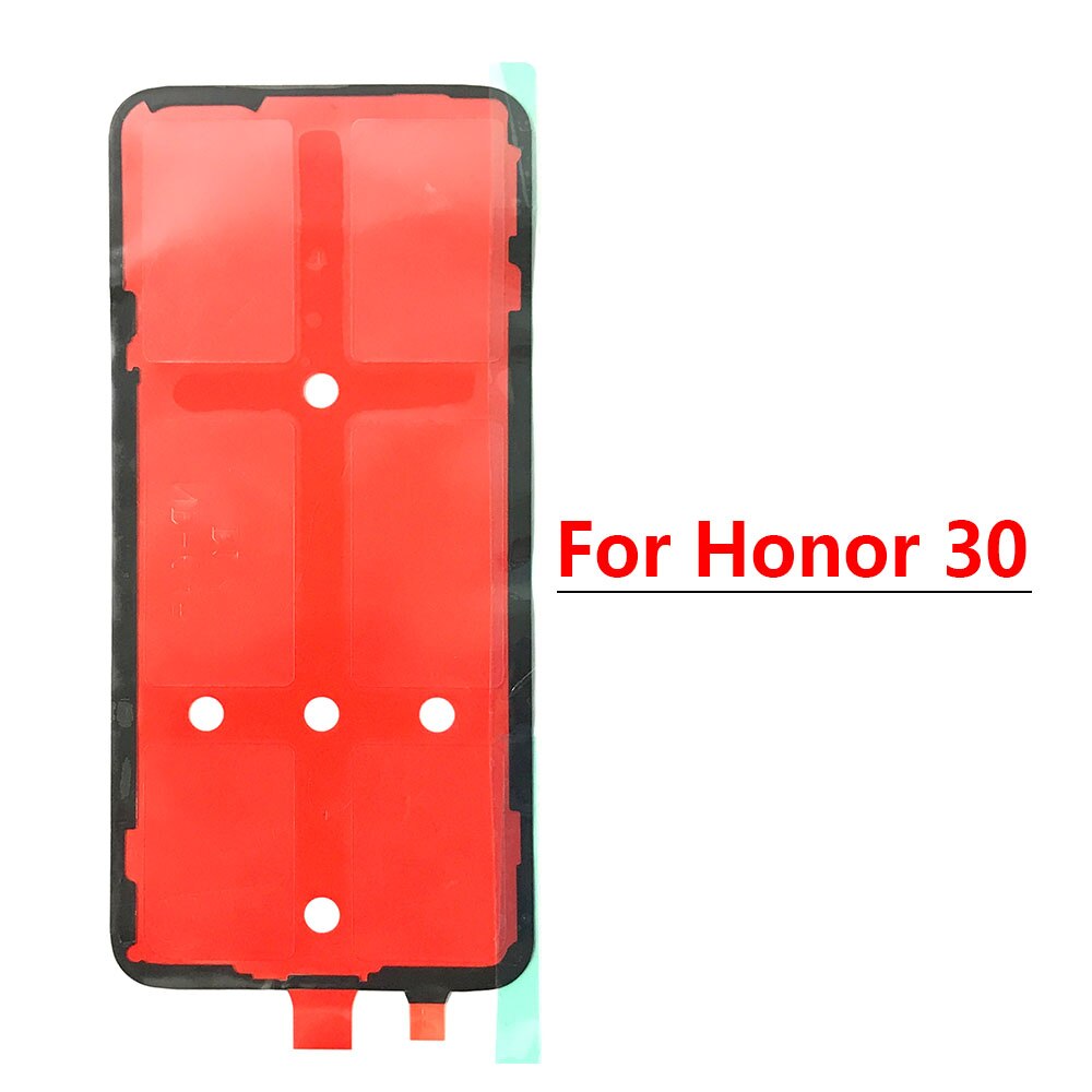 2 sztuk naklejki samoprzylepne powrót obudowa pokrywa baterii taśma klejąca do Huawei Honor 9 10 8X 30 20 20i Nova 3 6 P30 P40 P10 P20 Lite Pro: Honor 30