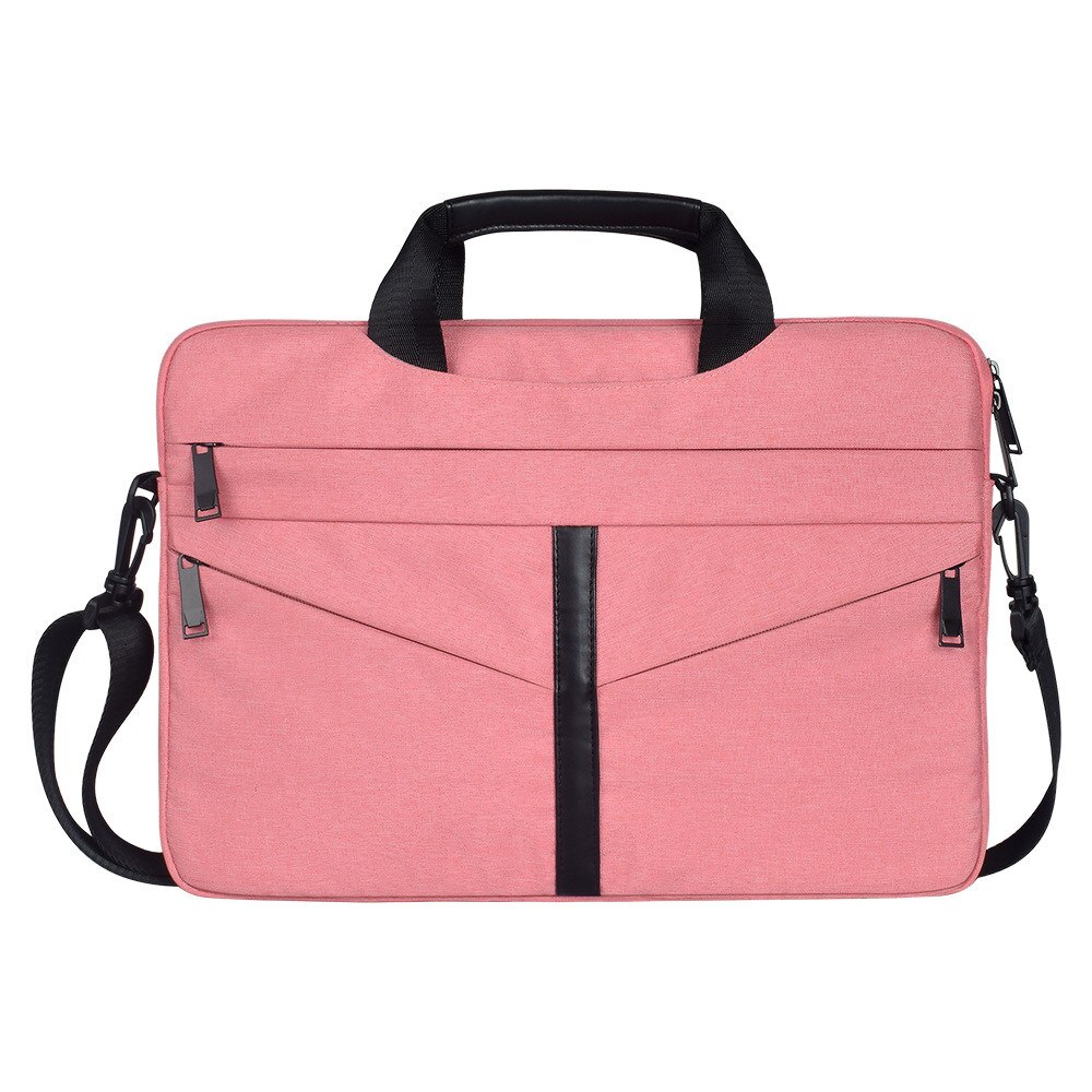 Universal Laptop Bag 13 14 15 inch Notebook Bag Laptop Messenger Computer Shoulder Bag Briefcase Case Cover for Macbook HP DELL: Pink / 13.3-inch