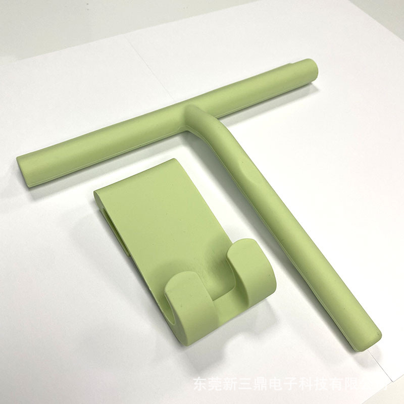 Bathroom Shower Squeegee Household Glass Wiper Window Mirror Silicone Scraper Shower Doors Hanging Squeegee Holder Cleaning Tool