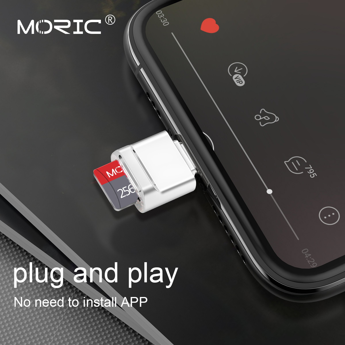 Moric usb 2.0 para relâmpago otg adaptador de dados para iphone 12 11 pro xs max xr x 8 7 6s ipad tablet conversor de dados cartão sd u disco