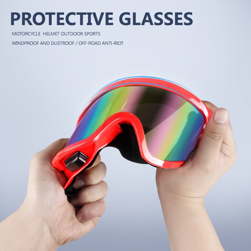 Gafas para casco de motocicleta, gafas protectoras para exteriores, gafas de sol para motocicleta, gafas para ATV, gafas para Motocross ATV