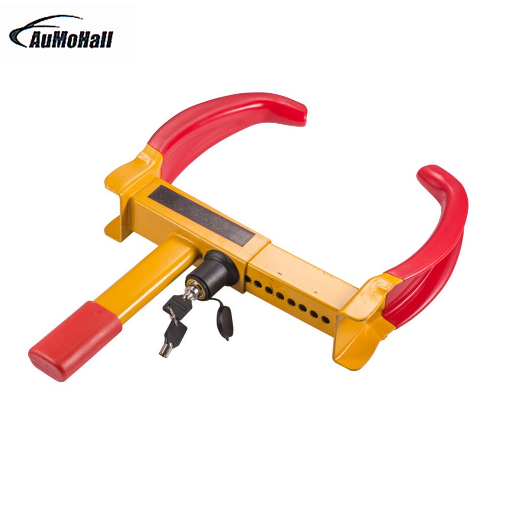 Car Truck Tire Lock Anti-Theft Lock Portable Heavy Duty Wheel Clamp Lock Tire Claw Trailer Auto Universal fitment Car Accessorie