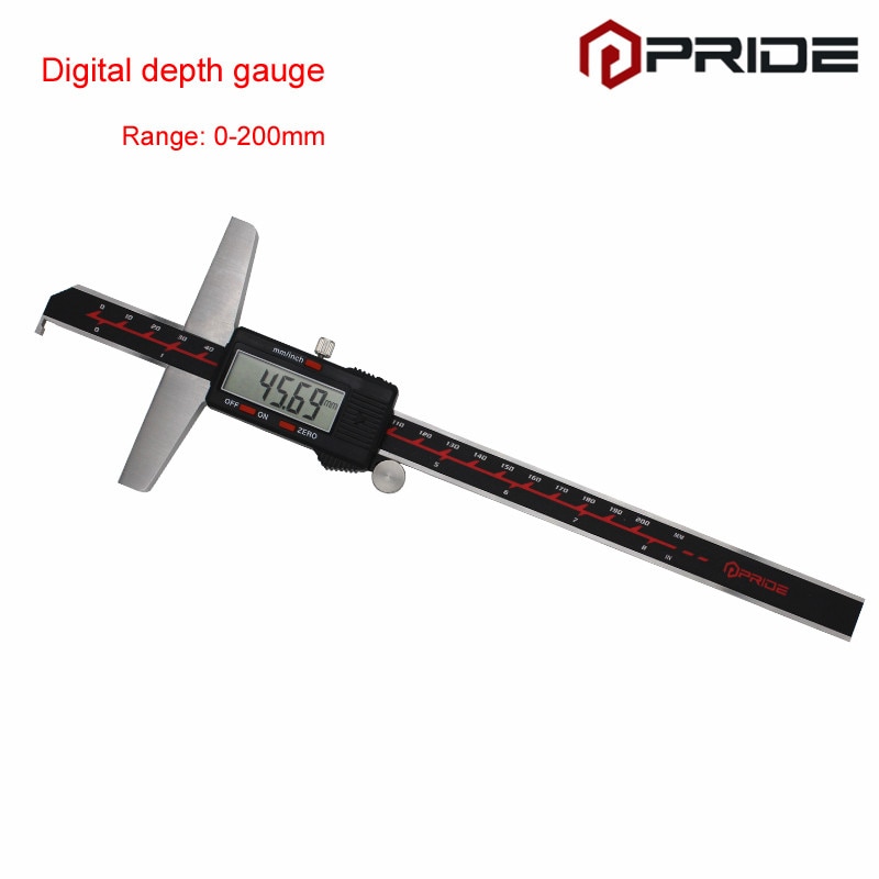 Single Hook Digital Depth Gauge 0-200mm
