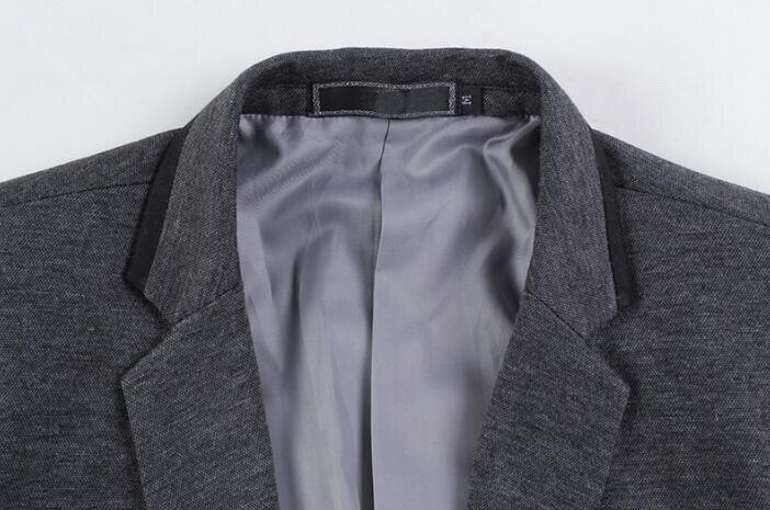Männer Blazer Männer Luxus Woolen Blends Patchwork Dünne Klage Jacken Business Männlichen Blazer M-6XL