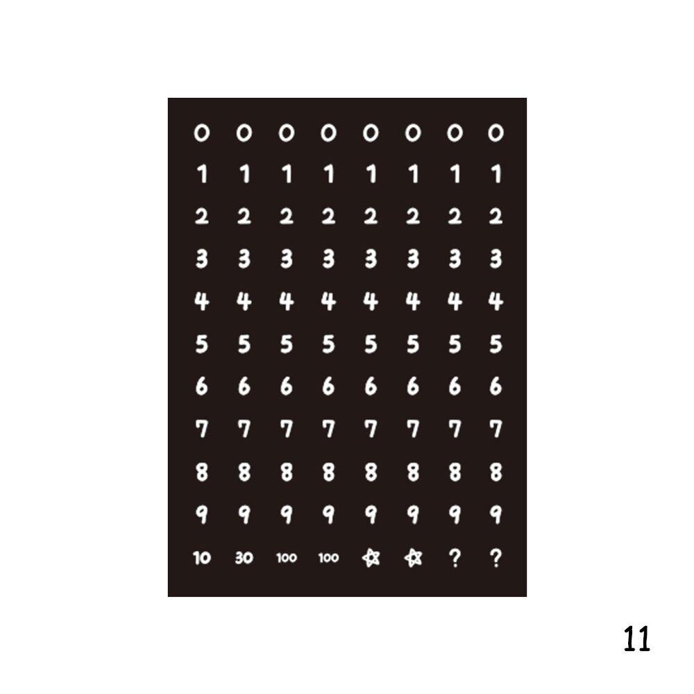 2 kpl tee itse pohjaelementti koriste kirjaimet numerot tarra päiväkirjaan scrapbooking tarrat paperitarvikkeet puhelimen kuoren sisustus: 11