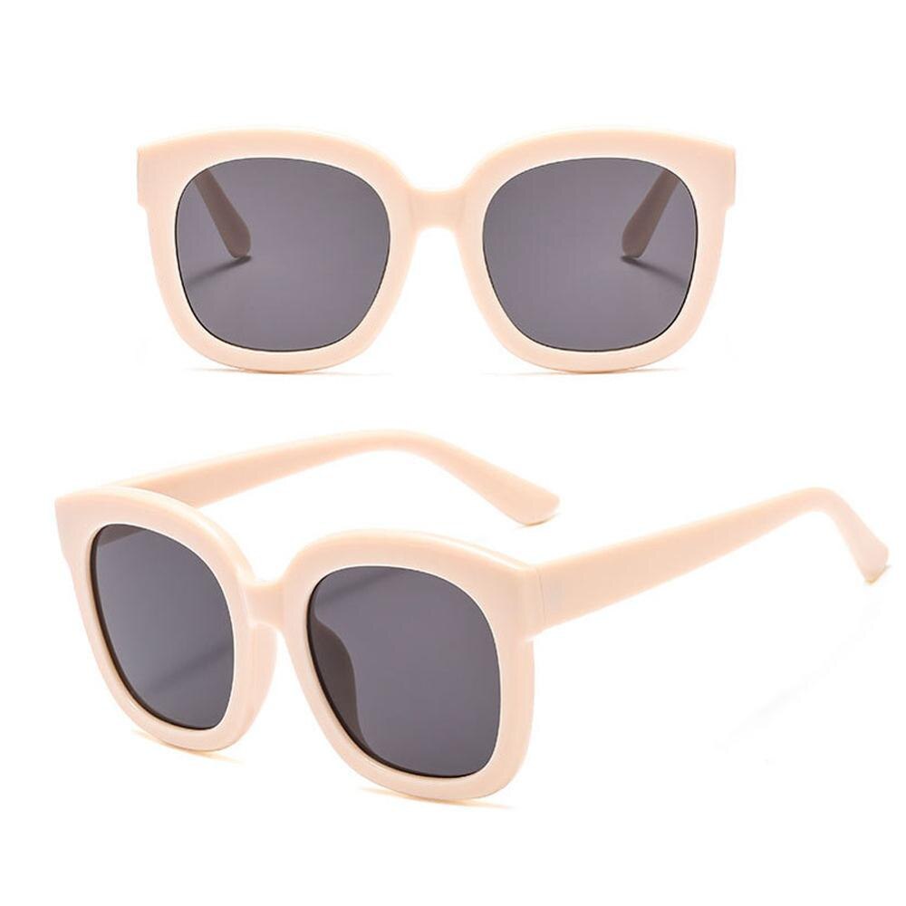 Retro Simple Big Wide Frame Sunglasses Wide Frame Multicolor Sunglasses: 02