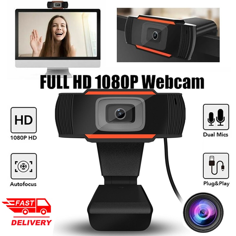 Willkey-cámara Web HD 1080P para PC, USB 2,0, cámara de ordenador, Webcam de grabación de vídeo, Met microfoon Voor Computer Voor Pc Laptop Skype Msn