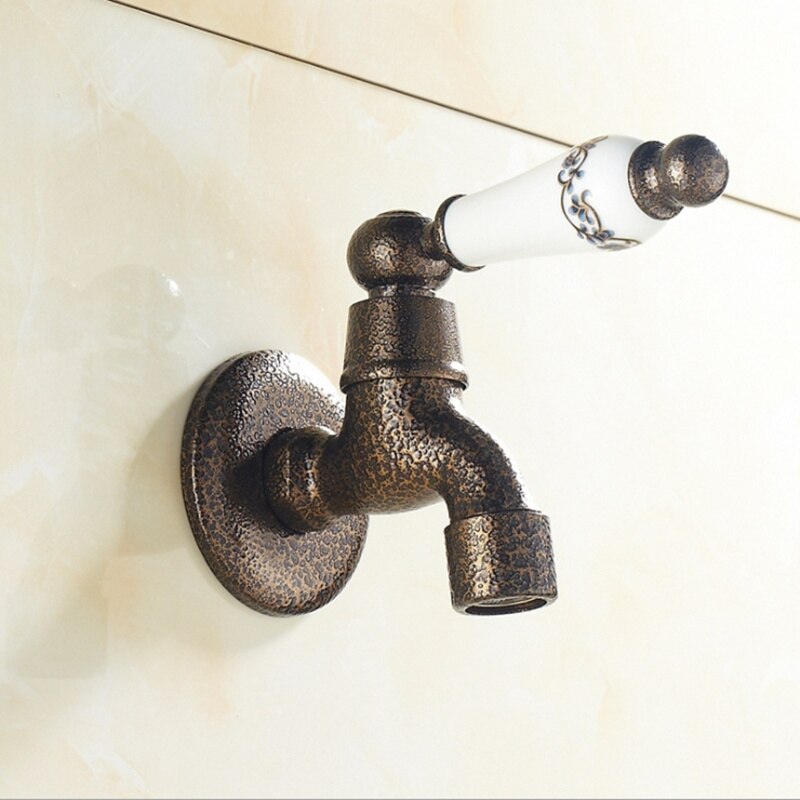 Antique Brass Multi Choices Bathroom Accessories Washing Machine Faucet and Mop Tap: A