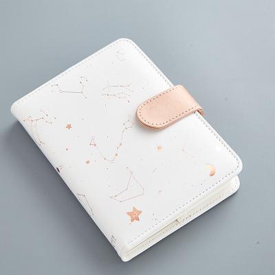 Pu cover planlægning notesbøger lommestørrelse agenda planner arrangør månedlig planner notesbog: Hvid