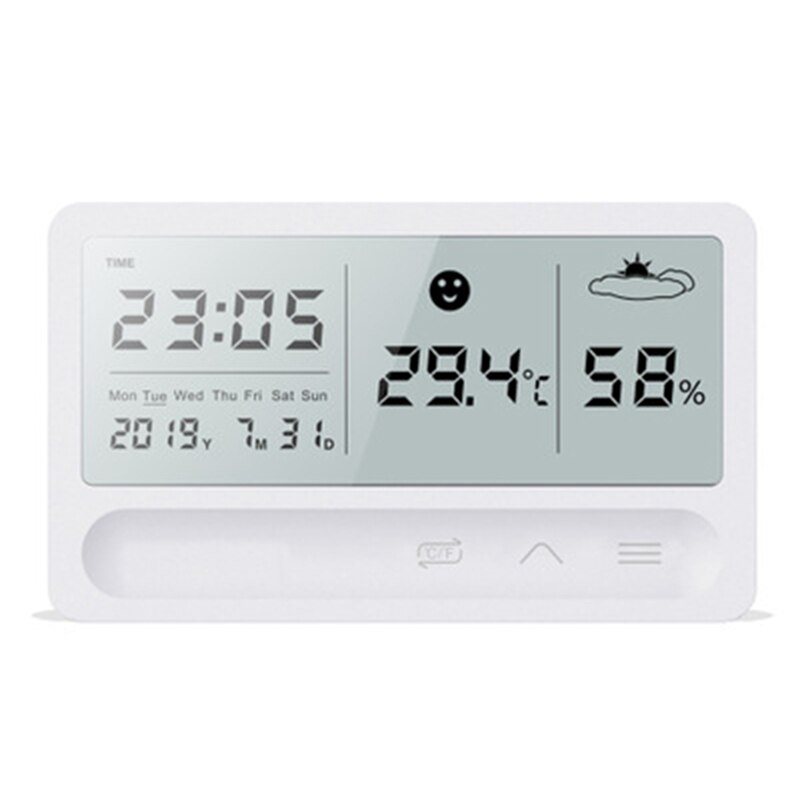 Hygrometer Thermometer Feuchtigkeit Anzeige Digital Innen Thermometer Raum Temperatur und Feuchtigkeit