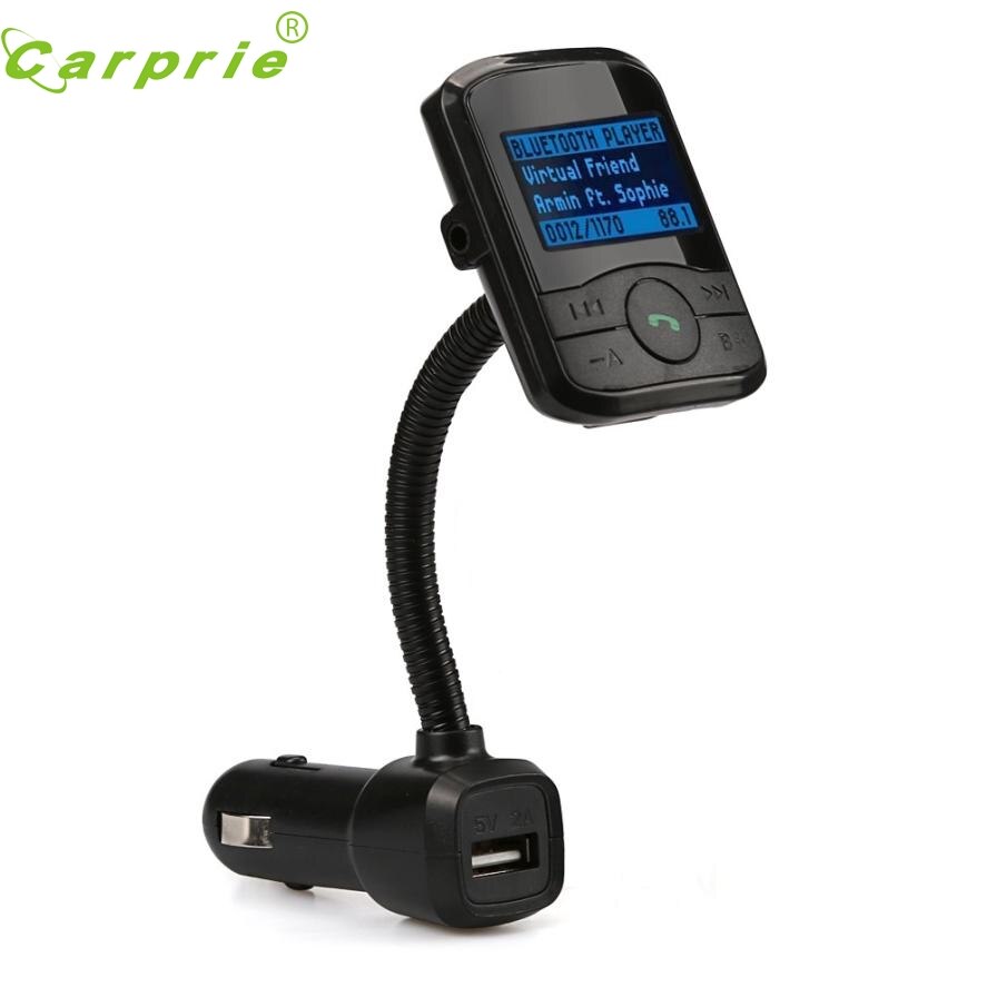 Car-styling LCD Car Kit MP3 Bluetooth Player FM Transmitter Modulator SD MMC USB Remote or6