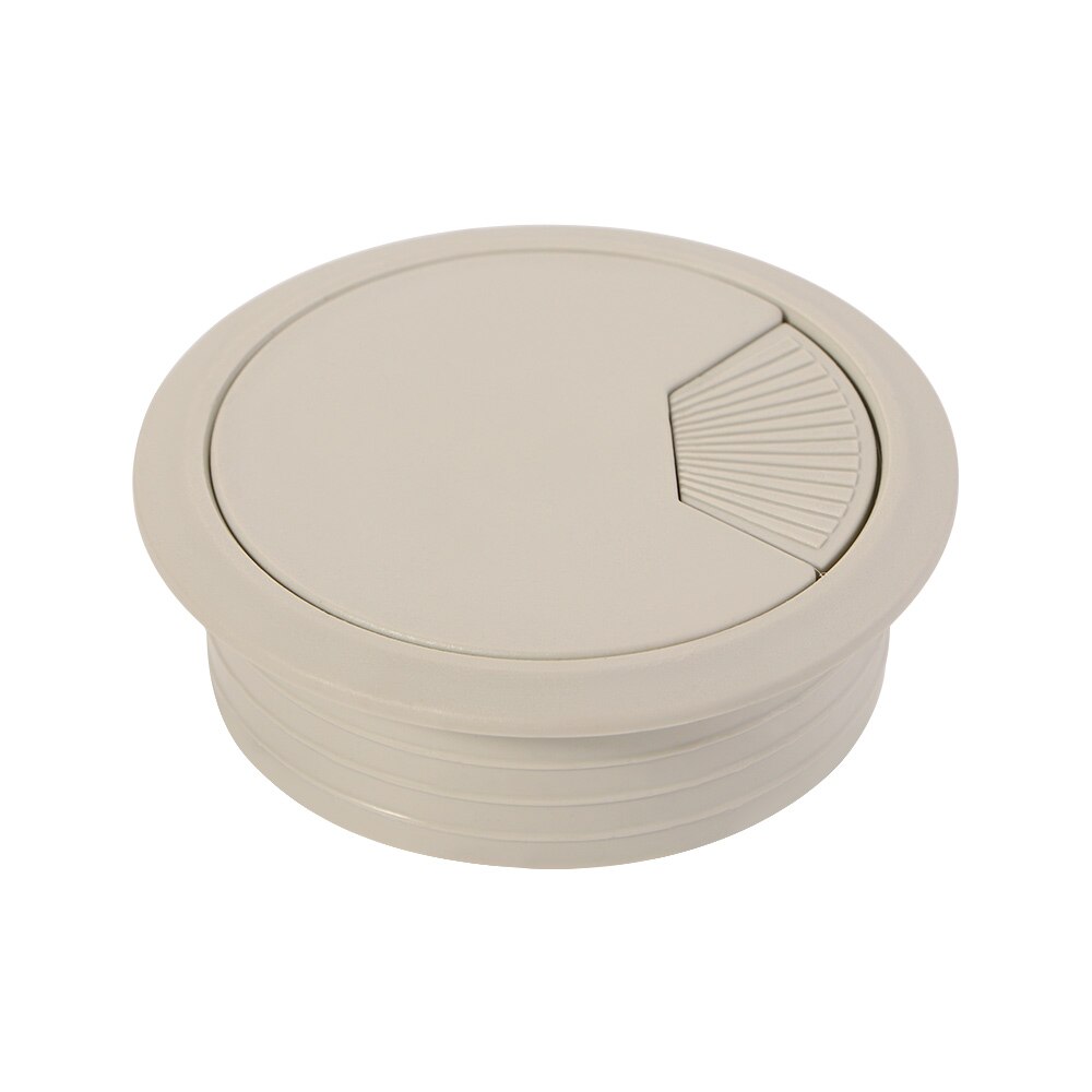 1 Pcs Bureau Praktische 60Mm Plastic Kabel Clips Hole Cover Computer Draad Netjes Kabel Organizer Houder: Grey