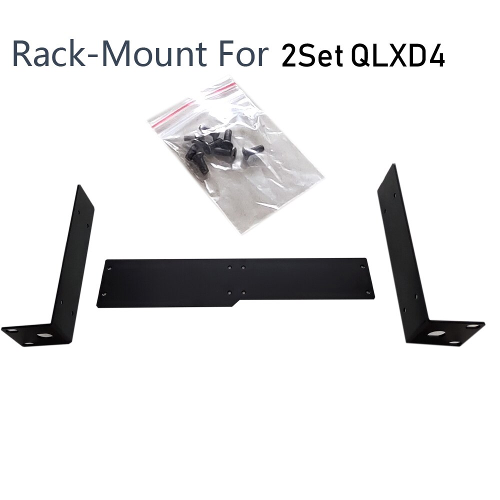 Leicozic Rack-Mount-Zubehör für QLXD4 EW135G3 EW135G4 EW300G3 EW500G3 Pro Drahtloses Mikrofon Microfono Rackmount-Empfänger: Silber