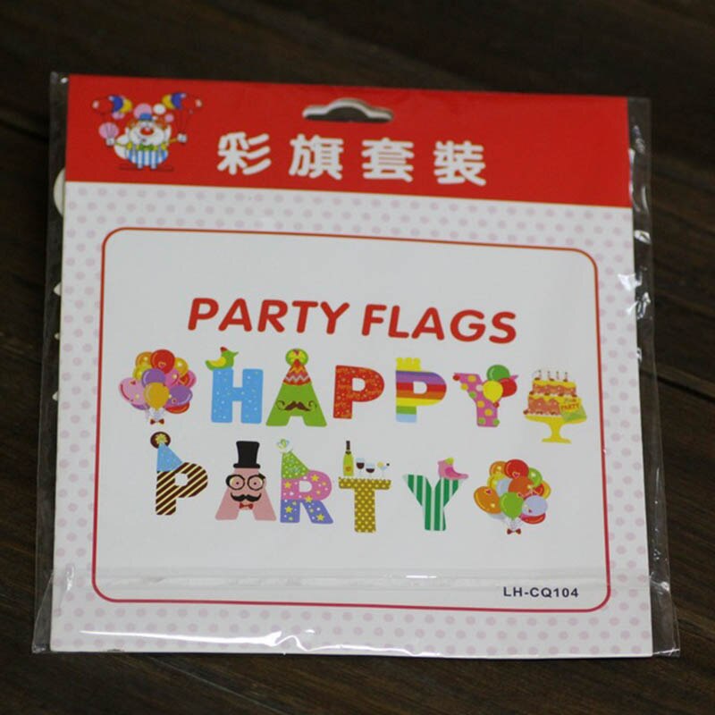 Happy Birthday Banner, Bunte Party Geburtstag Girla Produktbild-Vorschau 6