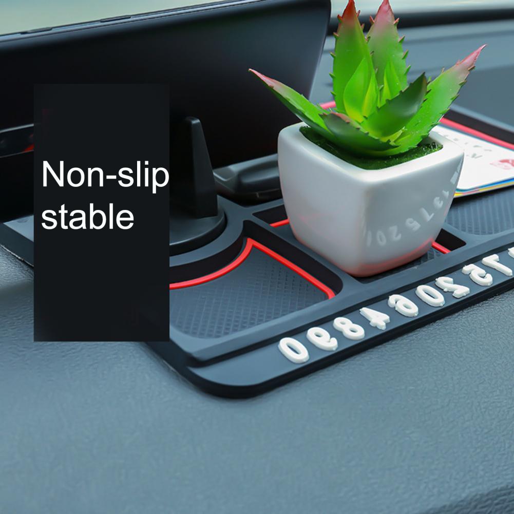 Auto Dashboard Telefoon Houder Anti-Slip Mat Telefoon Mount Anti-Slip Tijdelijke Parkeerkaart Antislip Mat voor Auto