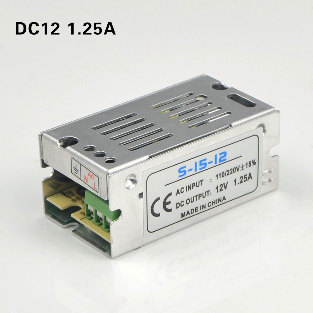 EU Stecker AC 100-240V Zu DC 12V 1A 2A 3A 12W 24W 36W Netzteil Adapter Kabel Für LED Streifen Licht/mit Stecker