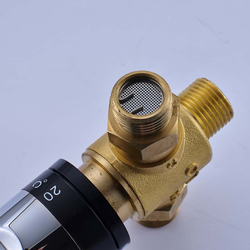 Brass Control the Mixing Water Temperature Thermostatic Mixing Valve