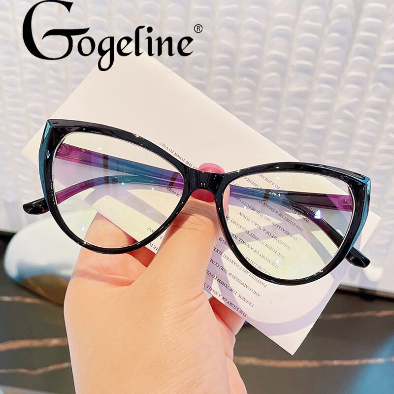 Cat Eye Anti Blue Light Glasses Blocking Filter Computer Glasses Men Women Super Light Frame Eyeglasses Pink Clear Spectacles