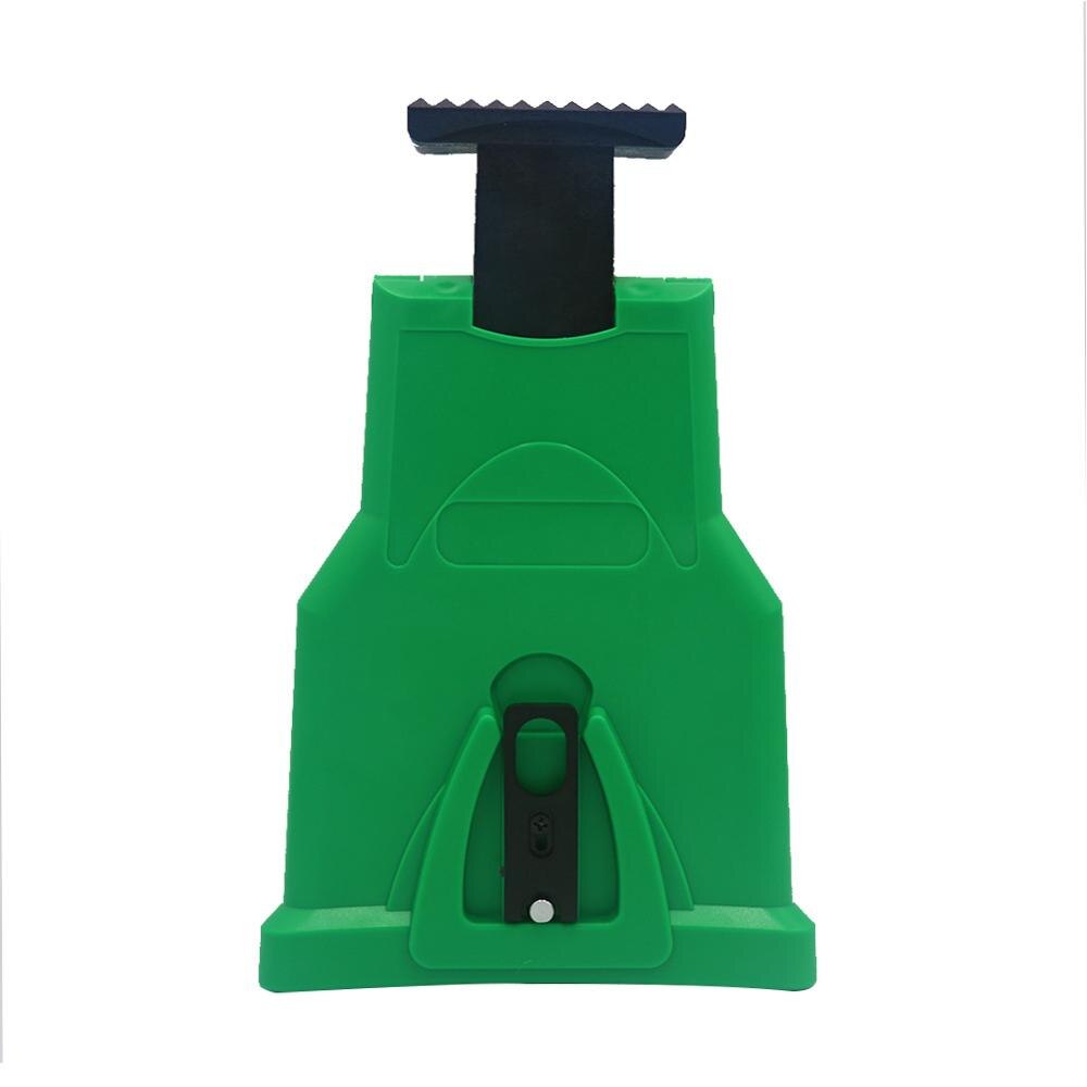 Chainsaw Teeth Sharpener Portable Sharpen Chain Saw Bar-Mount Fast Grinding Sharpening Chainsaw Chain Woodworking Tools: Green