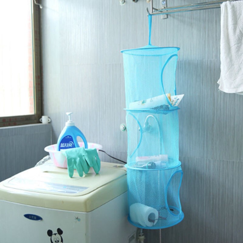 Składany wiszący Organizer siatkowy torby robić przechowywania pudełka pojemnik robić przechowywania bielizny kosz odzież przechowywanie rozmaitości Dom dekoracja