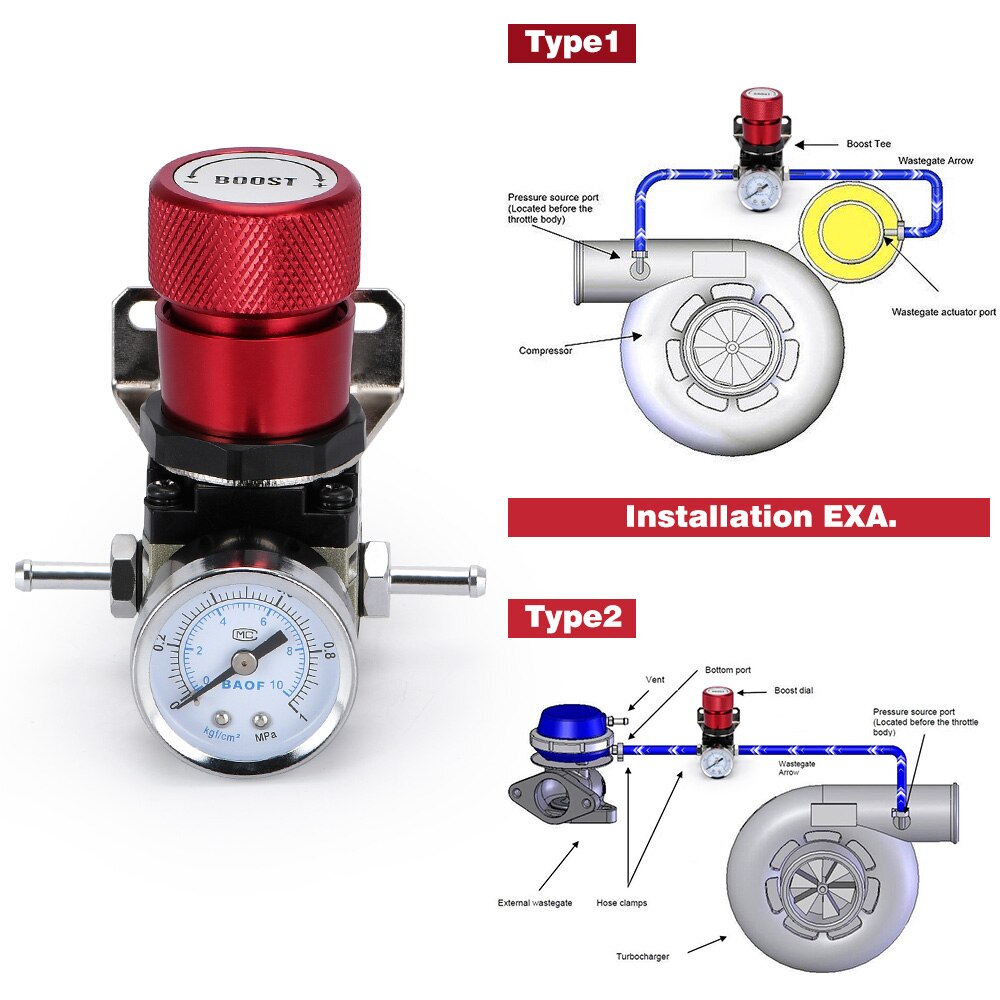 T2 Universele Verstelbare Handleiding Gauge Turbo Boost Controller 1-150 Psi SR20DET Sr PQY5811