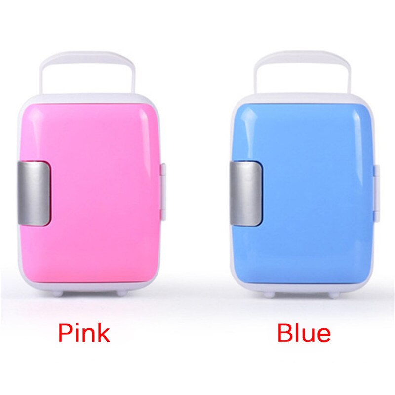 USB Freezer Cheap Price Safe Material Portable Fridge Electric Car Refrigerator 4L Car Home Dual Use Mini Refrigeration Machine: Blue