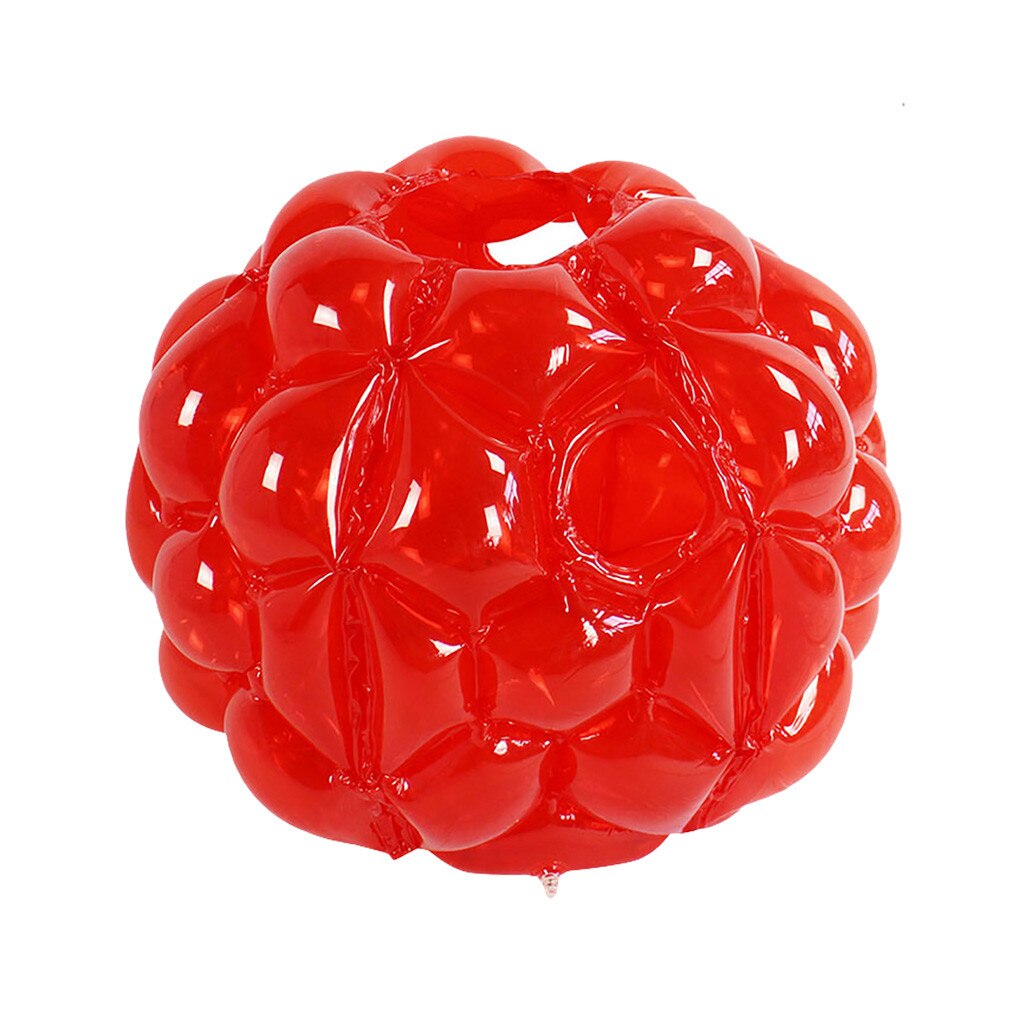 Pelota de choque inflable de PVC para niños, juguete de deportes al aire libre: Rojo