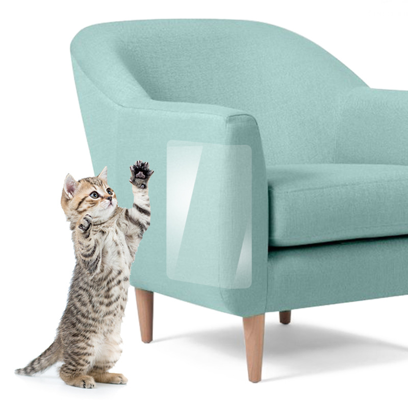 QQQPET, 4 Uds., Protector de arañazos para gatos, rascador de árbol de gato, Protector de poste para rascador de gatos, almohadillas para pata de mascota Fu