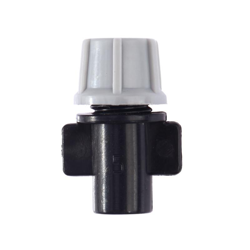 20 kpl yksisuutin sumutin suihkutin suihkutussuihke musta harmaa puutarhakastelu tippakastelu kastelu sprinklerit liittimet