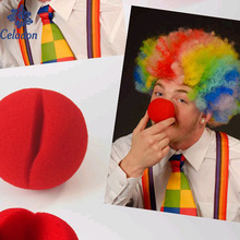 1 PCS 5cm Leuke Clown Neus Rode Spons Neus Sponge Ball Red Clown Magic Neus voor Halloween Party Decoratie accessoire