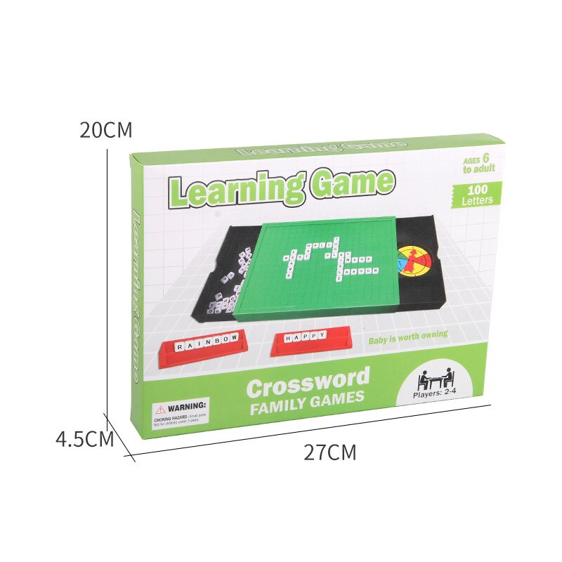 1 Set English Word Forming Game Kids Learning Spelling Words Game Educational Preschool Word Forming Game Set