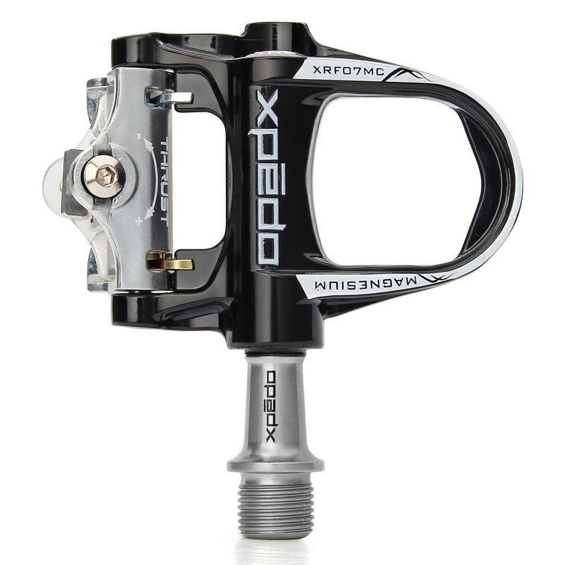 Xpedo Wellgo XRF07MC 235g alloy Road Bicycle clipless Pedals with 2 pairs look keo Compatible cleats self locking bike pedals