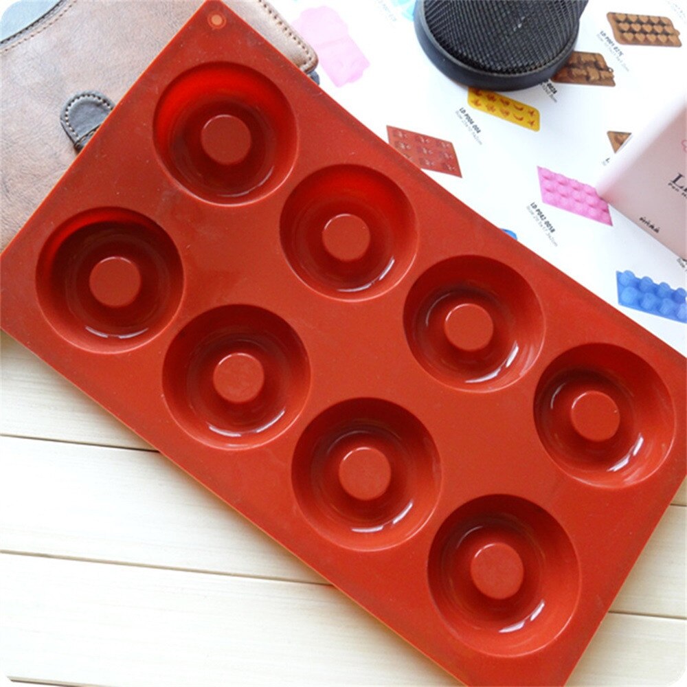 1Pc Bakken Tools Mini Donut Pan Non-stick Siliconen Mold Donut Lade Cakevorm 6-Cavity/18-Cavity/28-Holte Dessert Tool