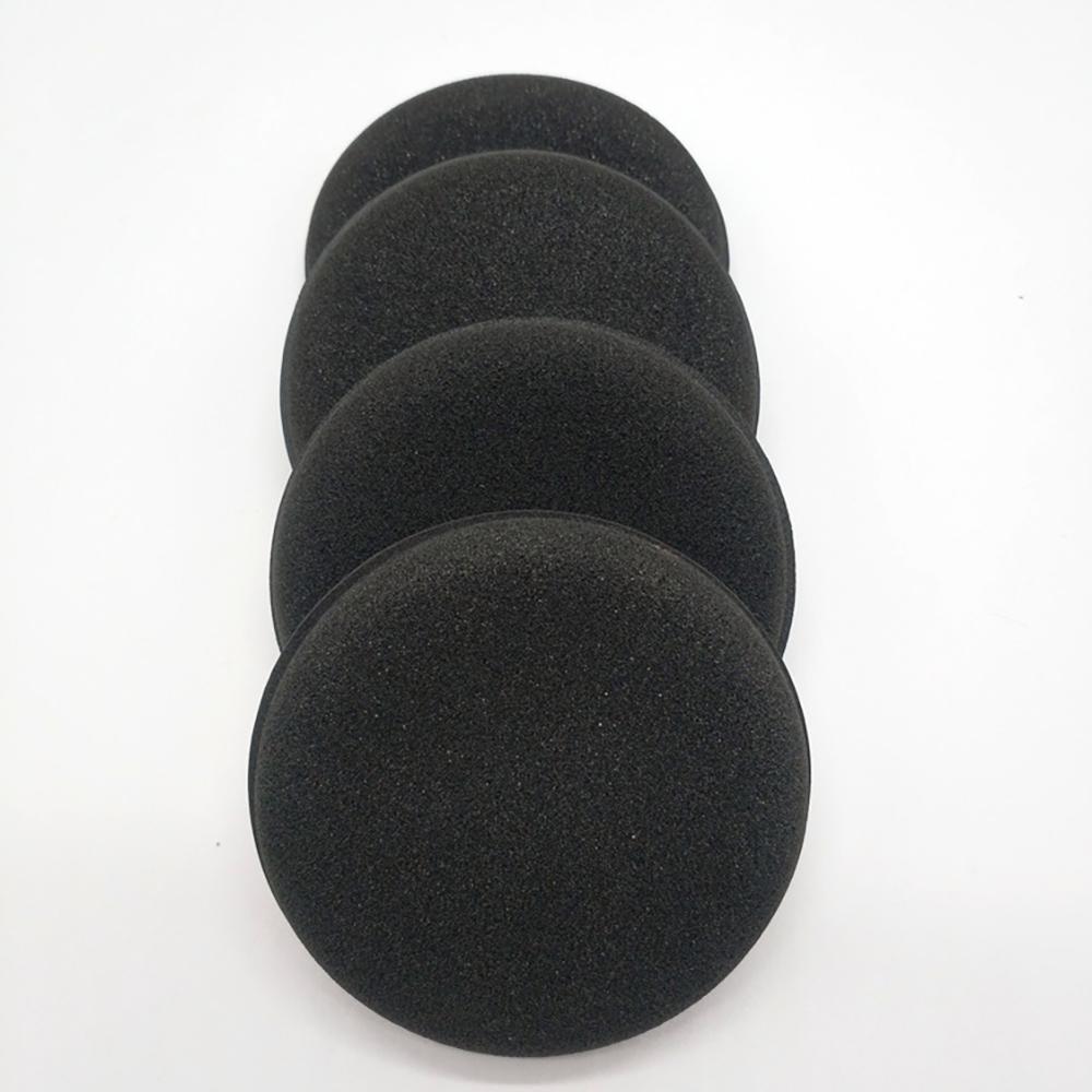 12Pcs Ultra Thick High Density Foam Sponge Auto Detailing Applicator Pad Best For Waxing and Polishing Black
