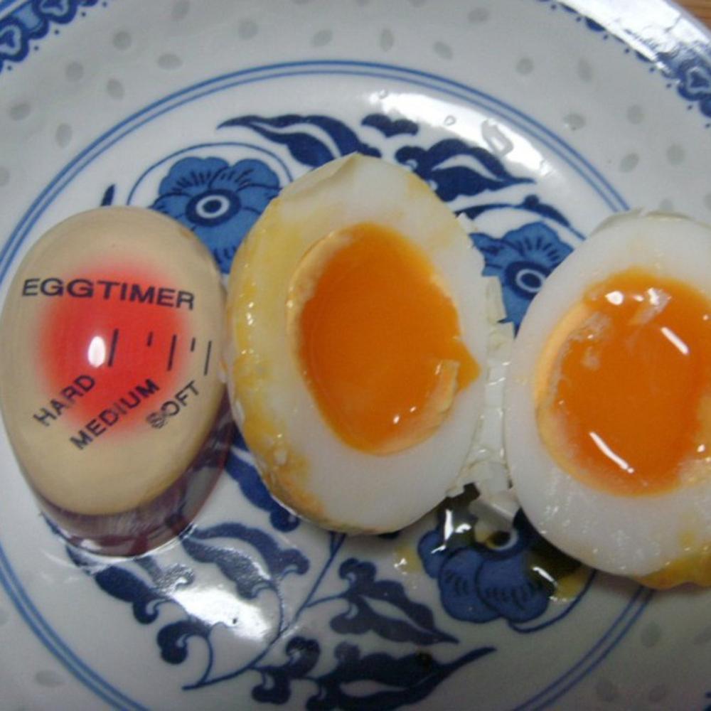 Egg Timer Egg Perfect Color Changing Timer Mini Egg Cooker Home Kitchen Environmentally Resin Red Egg Timer Soft Egg Boiler Time