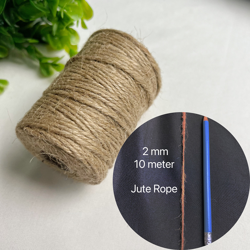 Cordón de algodón macramé cortado a mano de 1/2/3/4/5/6/8/10mm, cuerda de yute, hilo trenzado para manualidades DIY, decoración para de boda en casa: Láser brillante