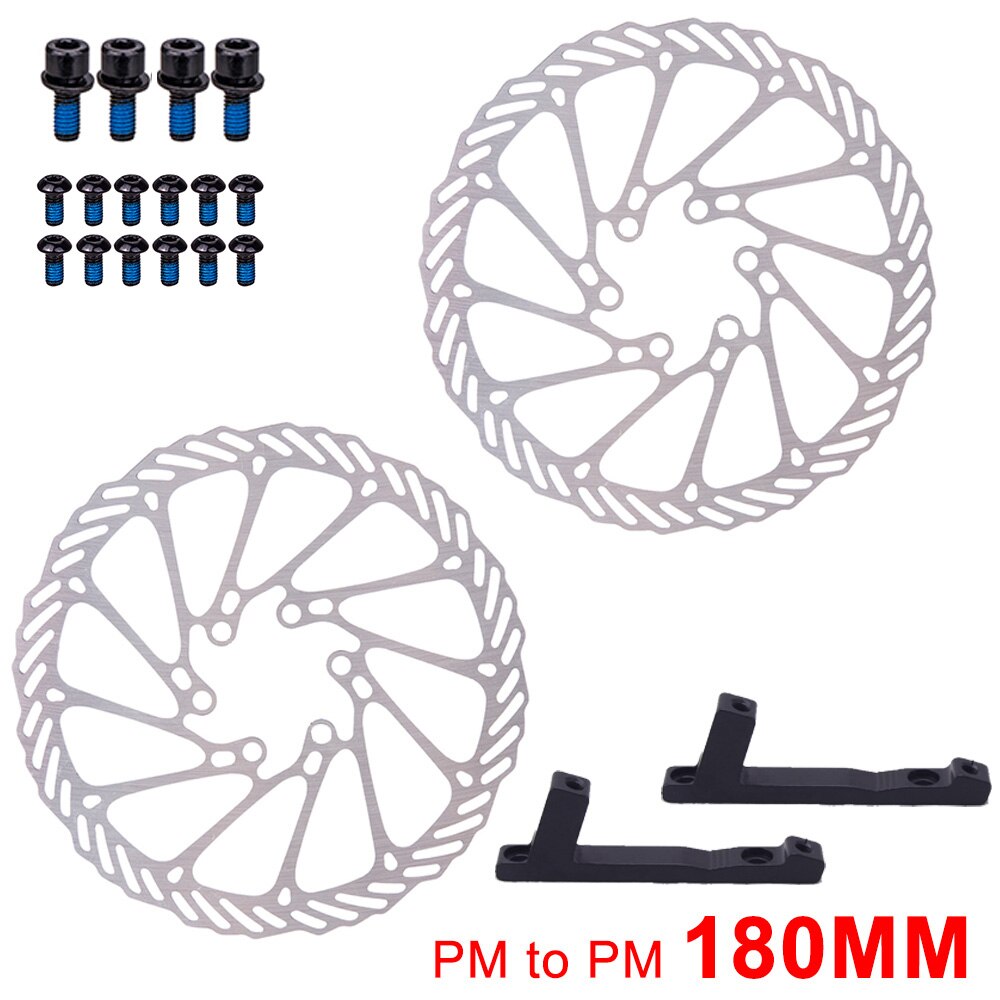 Ztto Mtb 4 Zuiger Fiets Hydraulische Schijfrem M840 Met Cooling Pads Olie Druk Racefiets Rotor Remklauwen Is Pm mount: PM-180mm Rotor 2pcs