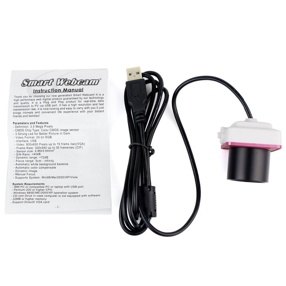 Datyson 1.25" 31.7mm Smart Webcam 0.3MP USB Telescope Digital Camera Eyepiece