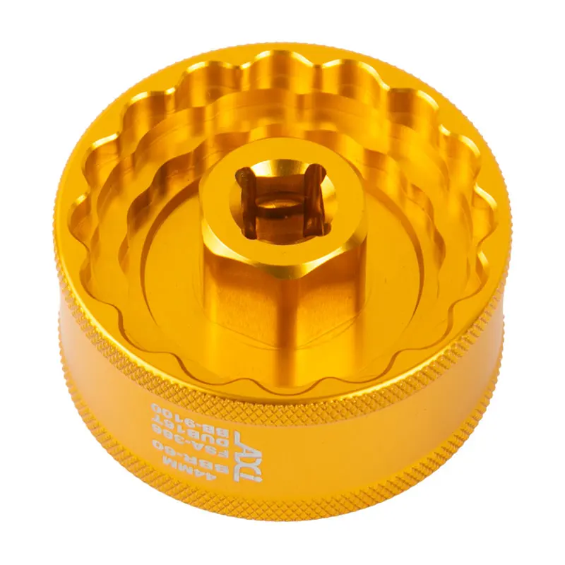 AXI 5 in 1 Bottom Bracket Tool 39 40.5 44 46 49mm Bike Installation Repair Wrench BBR60 BBR9100 FSA 386 BB Central Shaft Removal: Gold
